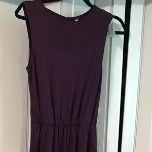 FABLETHICS XXXSMALL JUMPSUIT EGGPLANT COLOR NEVER WORN